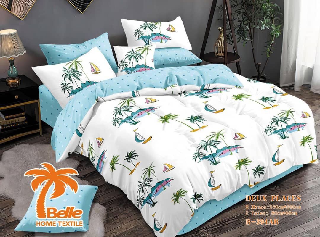 Couette + 2 Draps + 4 Taies D'oreillers